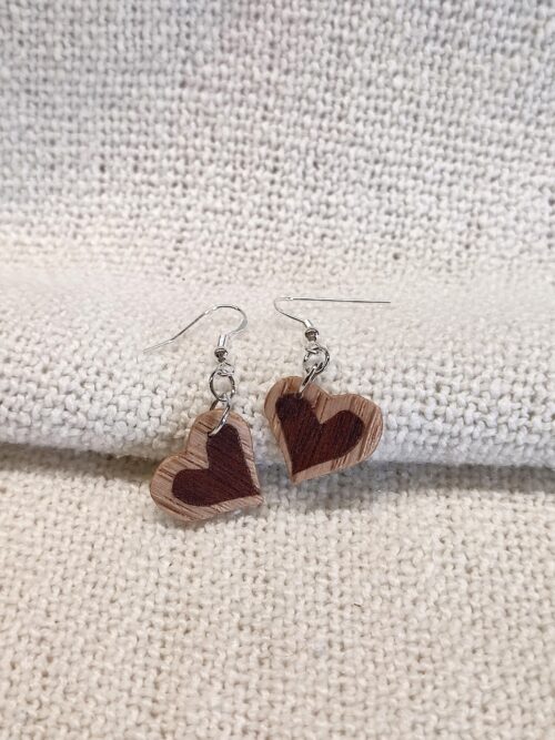 Boucles d’oreilles Cœur