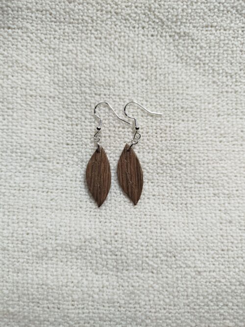 Boucles d’oreilles Feuille