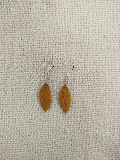 Boucles d’oreilles Feuille