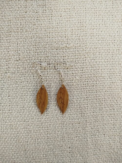 Boucles d’oreilles Feuille