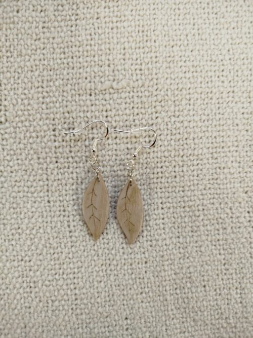 Boucles d’oreilles Feuille