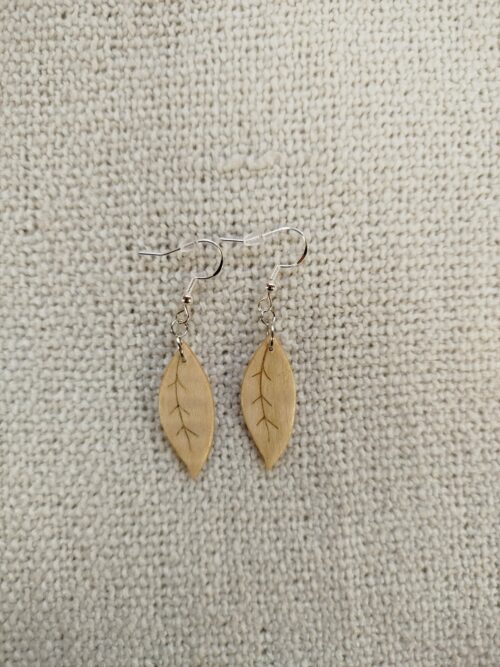 Boucles d’oreilles Feuille