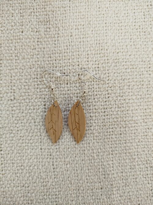 Boucles d’oreilles Feuille