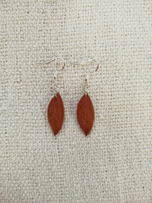 Boucles d’oreilles Feuille