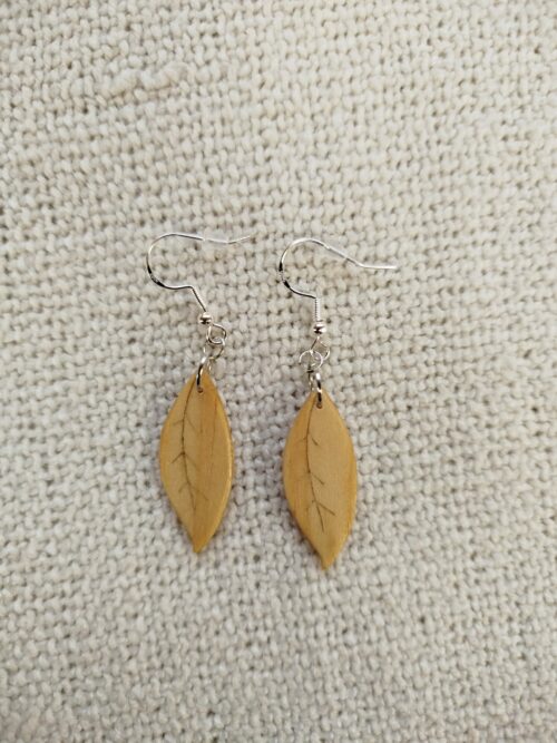 Boucles d’oreilles Feuille